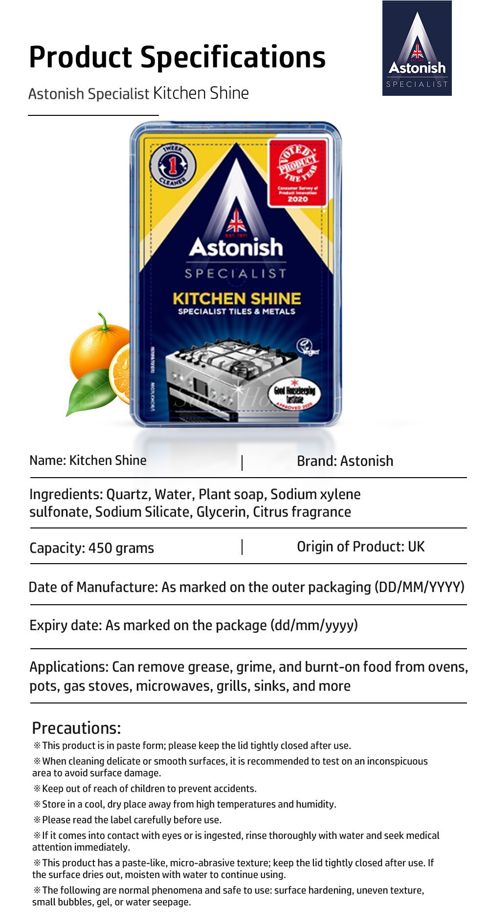 Astonish Specialist C8602KOR1-10